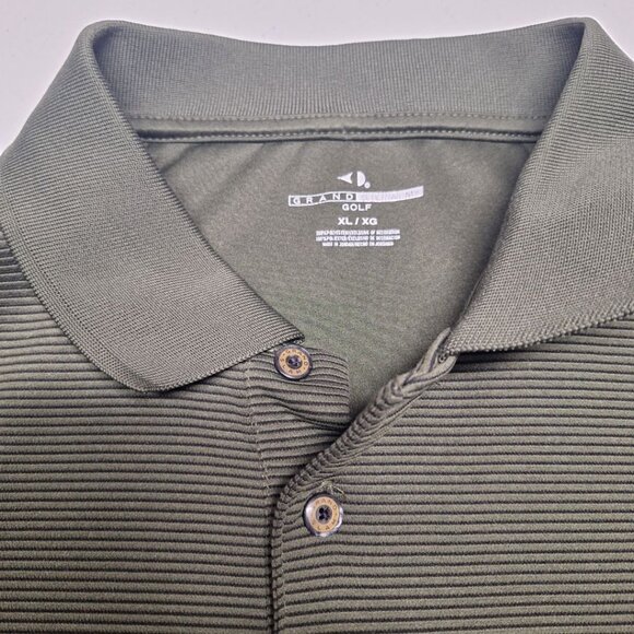 Grand Stand Long Sleeve Shirt Golfing Sports Active Mens‎ XL Green - Picture 4 of 7